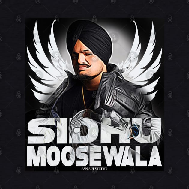 Sidhu punjabi singer artwork by SAN ART STUDIO 